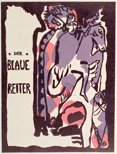 Cover of Catalogue for Der Blaue Reiter by Wassily Kandinsky